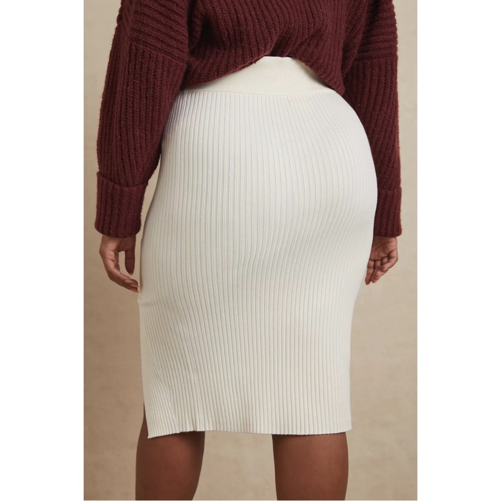 Anthropologie Maeve Desiree Knit Midi Skirt NWT SIZ XL-1X - Picture 4 of 16